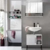 Waschbeckenschrank mit Spiegelschrank Set - Ismilav (zweiteilig)