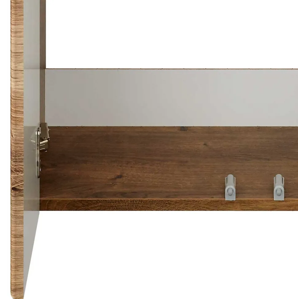 Waschbeckenunterschrank in Eiche Dunkel Holzoptik - Miss X