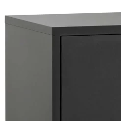 Waschbeckenunterschrank in Schwarz & Gold - Vulcanisa