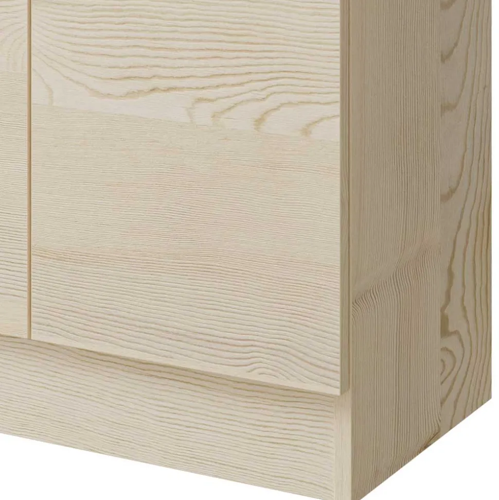 Waschbeckenunterschrank in hellem Holzdekor Pinie - Nova