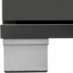 Waschbeckenunterschrank in Grau glänzend - Ulivia