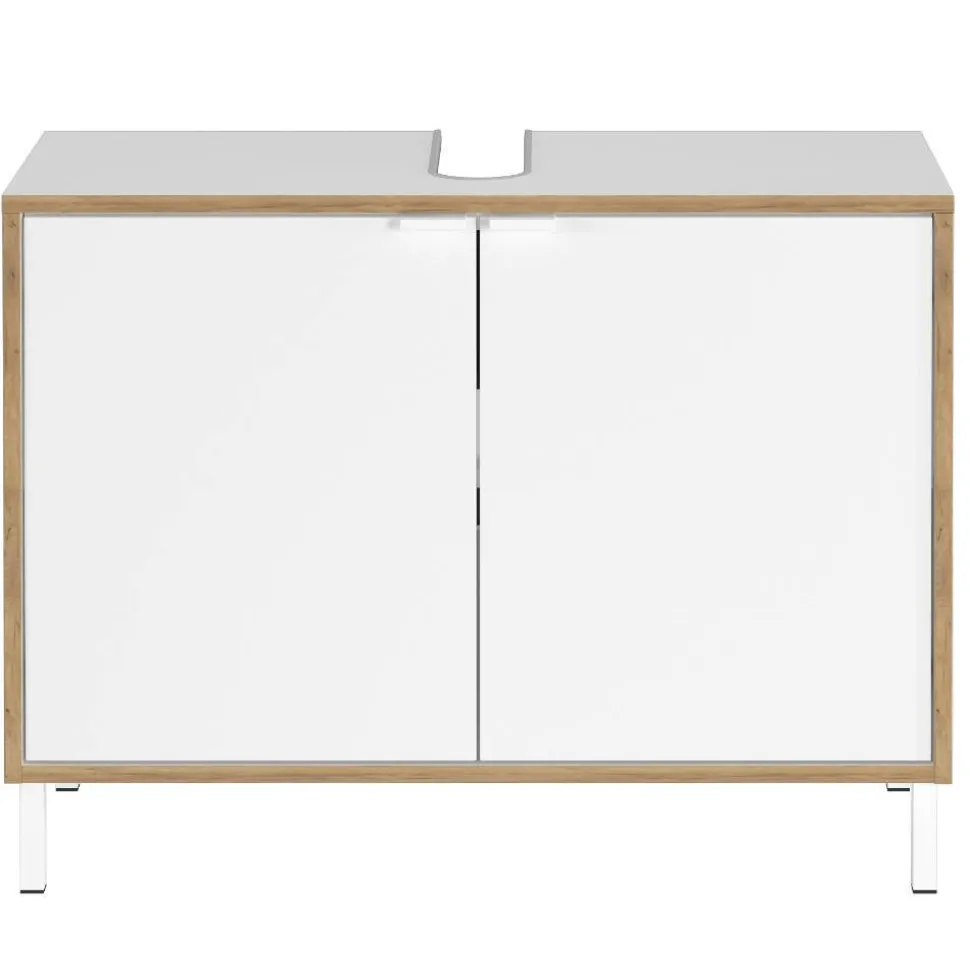 Waschbeckenunterschrank in Weiß - Nadals