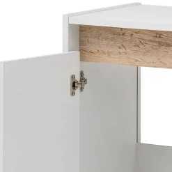 Waschbeckenunterschrank in Weiß & Wildeiche - Etravia