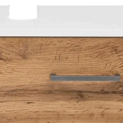 Waschbeckenunterschrank in Eiche NB & Weiß - Voinla