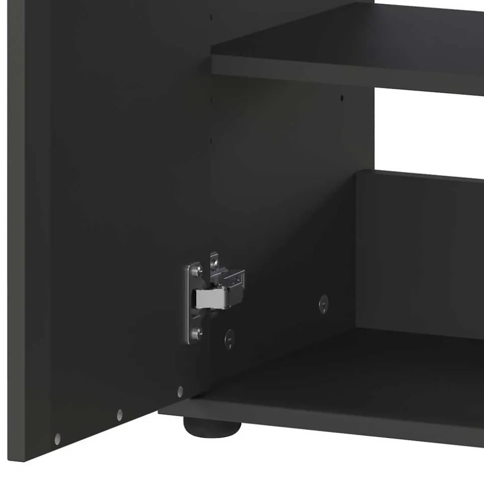 Waschbeckenunterschrank in Dunkelgrau - Rufu