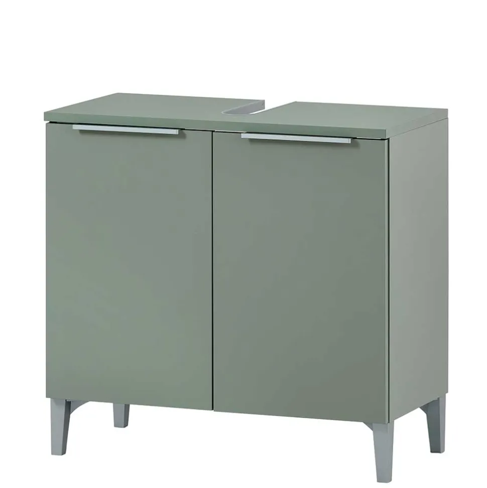 Waschbeckenunterschrank in Graugrün - Liz