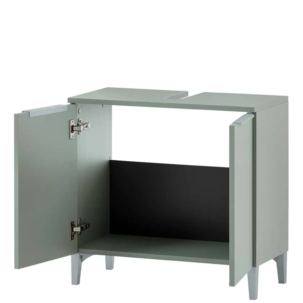 Waschbeckenunterschrank in Graugrün - Liz
