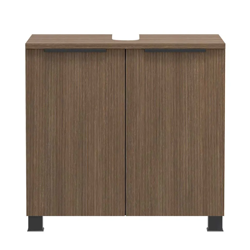 Waschbeckenunterschrank in Dekor Eiche Dunkel - Ucaida