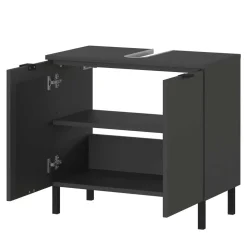 Waschbecken-Unterschrank in Dunkelgrau - Quado