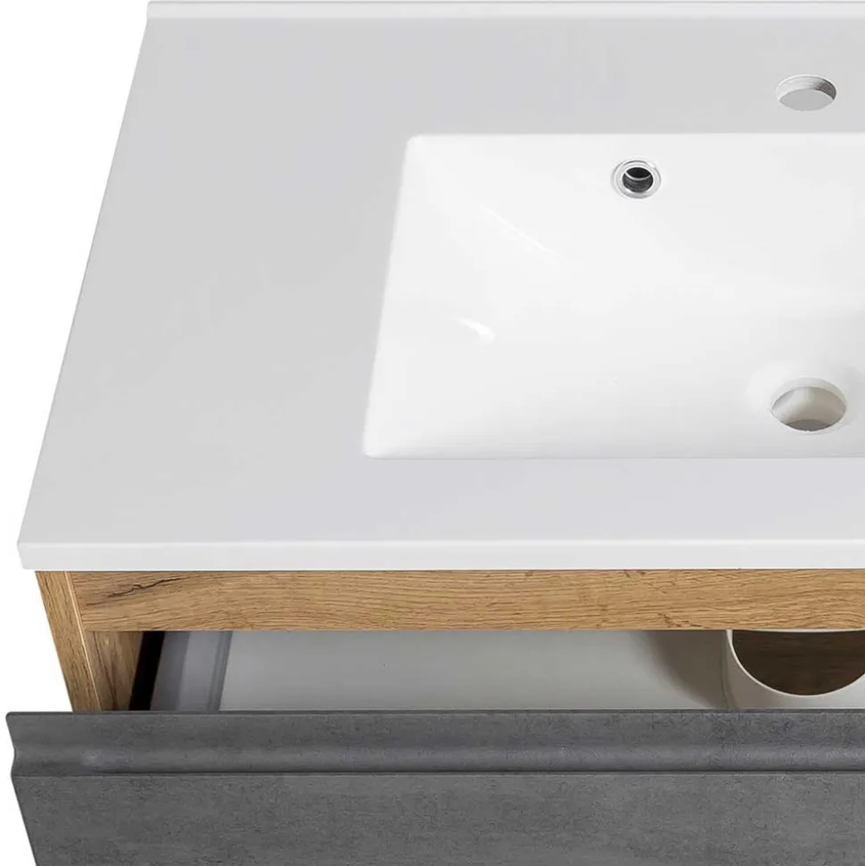 Waschbeckenunterschrank mit 80 cm Breite - Mia