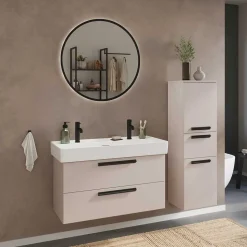 Waschkommode für zwei Armaturen - Adendras