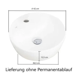 Waschkonsole und Spiegelschrank Set - Vibulam (zweiteilig)