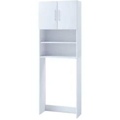 Waschmaschinen Schrank in Weiß - Calla