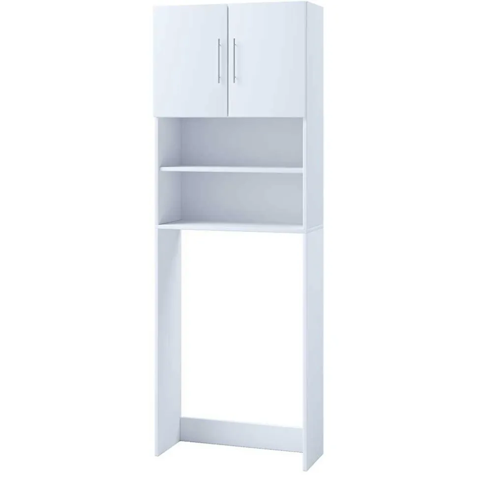 Waschmaschinen Schrank in Weiß - Calla