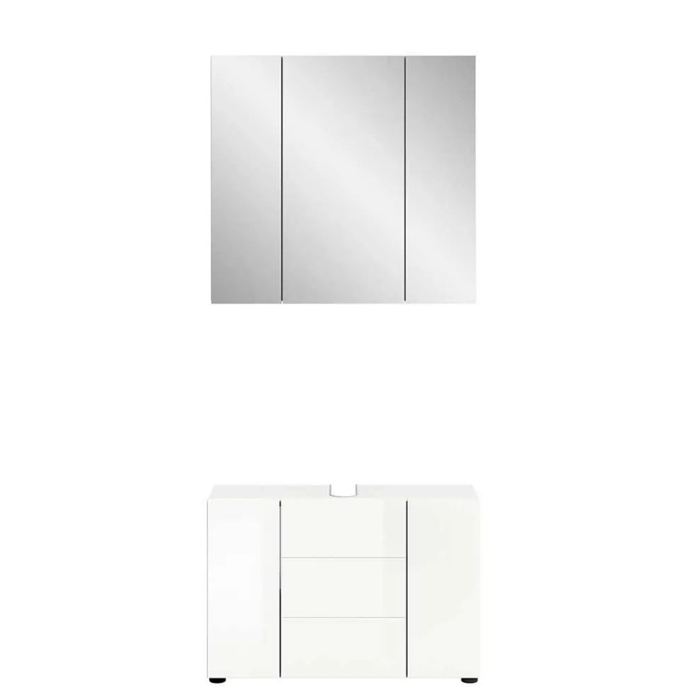 Waschplatz & Spiegelschrank Set - Vitablos (zweiteilig)