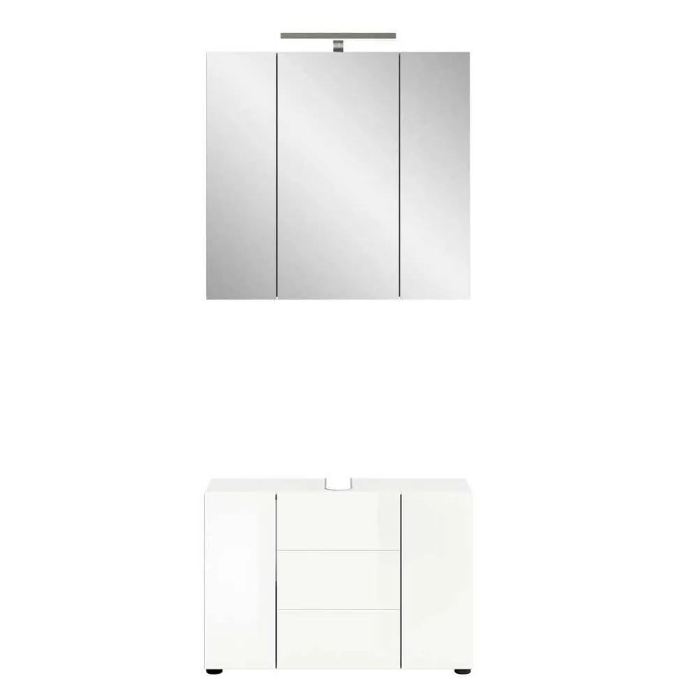 Waschplatz & Spiegelschrank Set - Vitablos (zweiteilig)