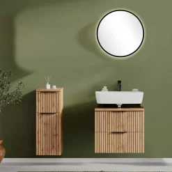 Waschplatz & Unterschrank Set - Crystoga (dreiteilig)