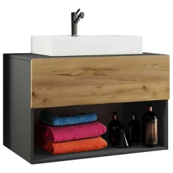 Waschplatz Badmöbelset zweifarbig - Effect (dreiteilig)