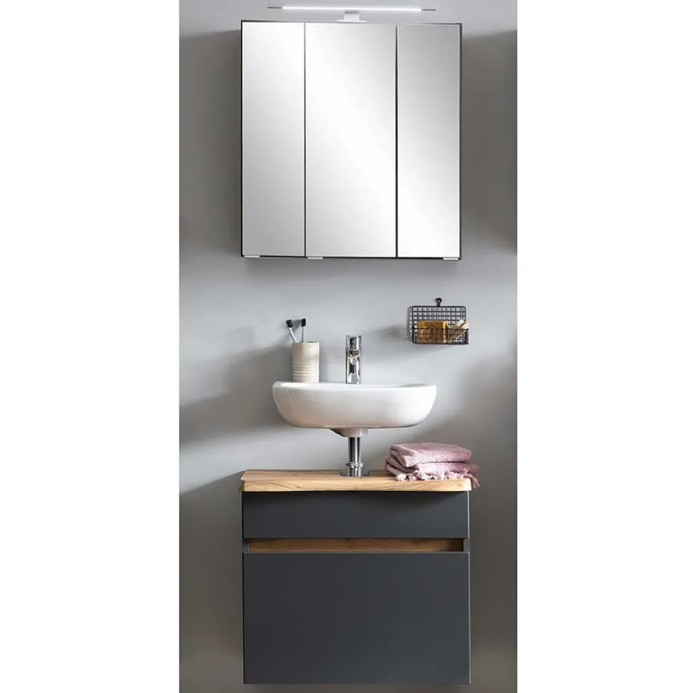 Waschplatz Badschränke zweifarbig - Agiruan (zweiteilig)