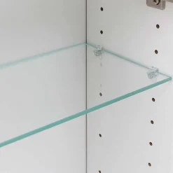 Waschplatz Einrichtung in Weiß mit Wildeiche - Gyatso (zweiteilig)