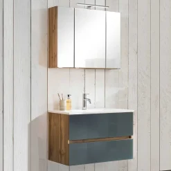 Waschplatz Einrichtung zweifarbig - Anviletca (zweiteilig)