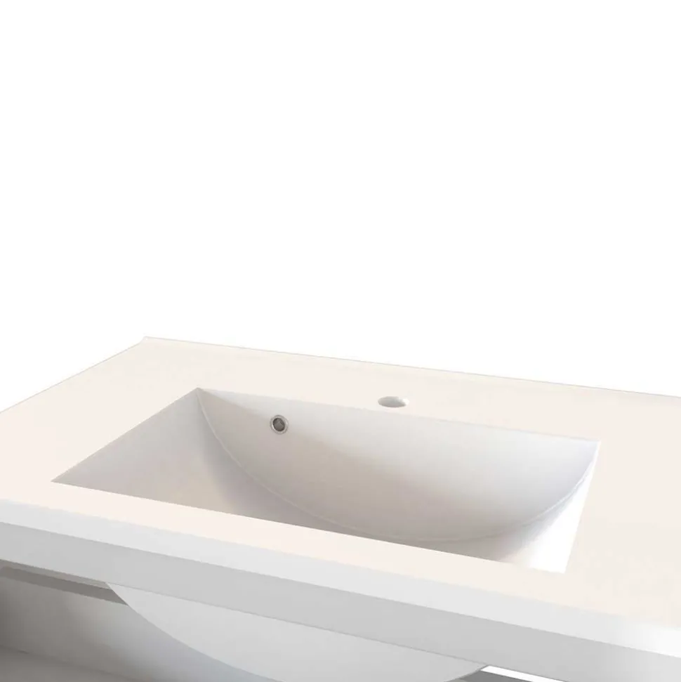 Waschplatz Kombi & Hochschrank - Anviletca (dreiteilig)