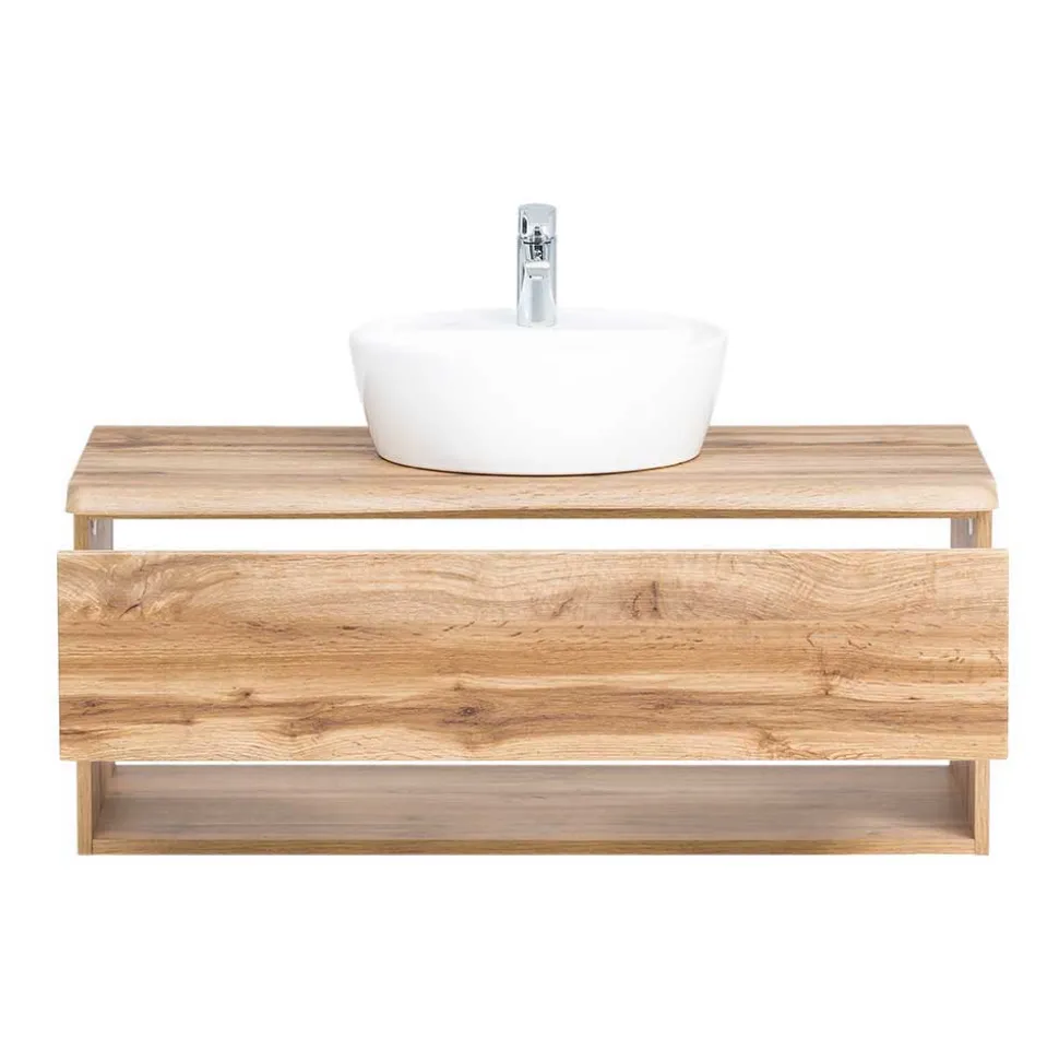 Waschplatz Kombination in Holzoptik - Tofias (zweiteilig)