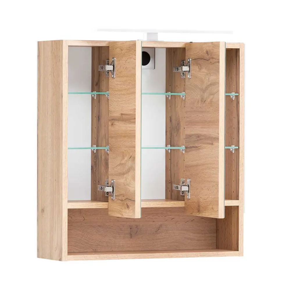 Waschplatz Kombination in Holzoptik - Tofias (zweiteilig)