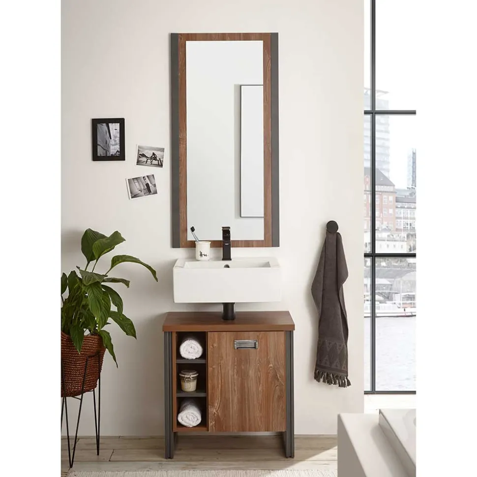 Waschplatz mit Spiegel fürs Bad - Forawas (zweiteilig)