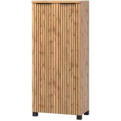 Waschtisch & LED Spiegel & Midischrank - Crystoga I (dreiteilig)