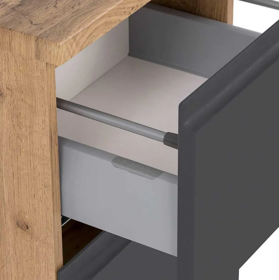 Waschtisch Kombi & Bad Unterschrank - Jambi (dreiteilig)