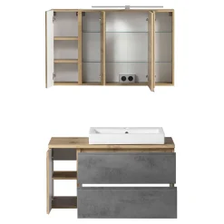 Waschtisch Kombination 105 cm breit - Mia (zweiteilig)