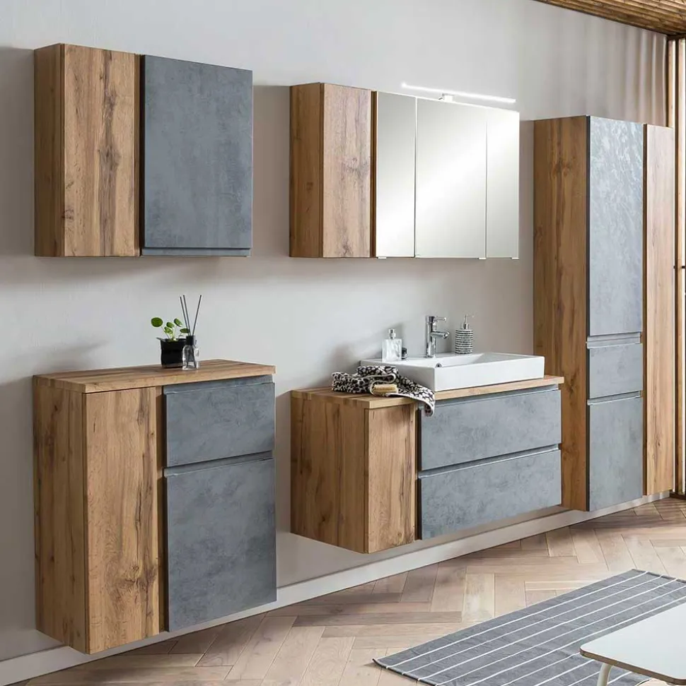 Waschtisch Kombination 105 cm breit - Mia (zweiteilig)