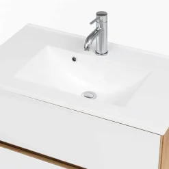 Waschtisch Möbel & Hochschrank Set - Vrendina (dreiteilig)