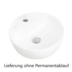 Waschtisch mit Aufsatzbecken in Eiche Hell - Vibulam