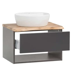 Waschtisch mit Aufsatzbecken für die Wand - Breznia