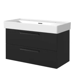 Waschtisch mit Becken für zwei Armaturen - Ostoro