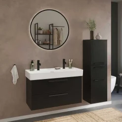 Waschtisch mit Becken für zwei Armaturen - Ostoro