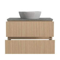 Waschtisch mit einem Aufsatz-Waschbecken - Leitha