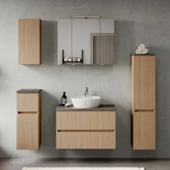 Waschtisch mit einem Aufsatz-Waschbecken - Leitha