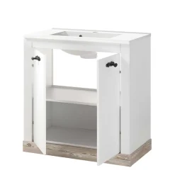 Waschtisch mit Sockelgestell & Waschbecken - Doules