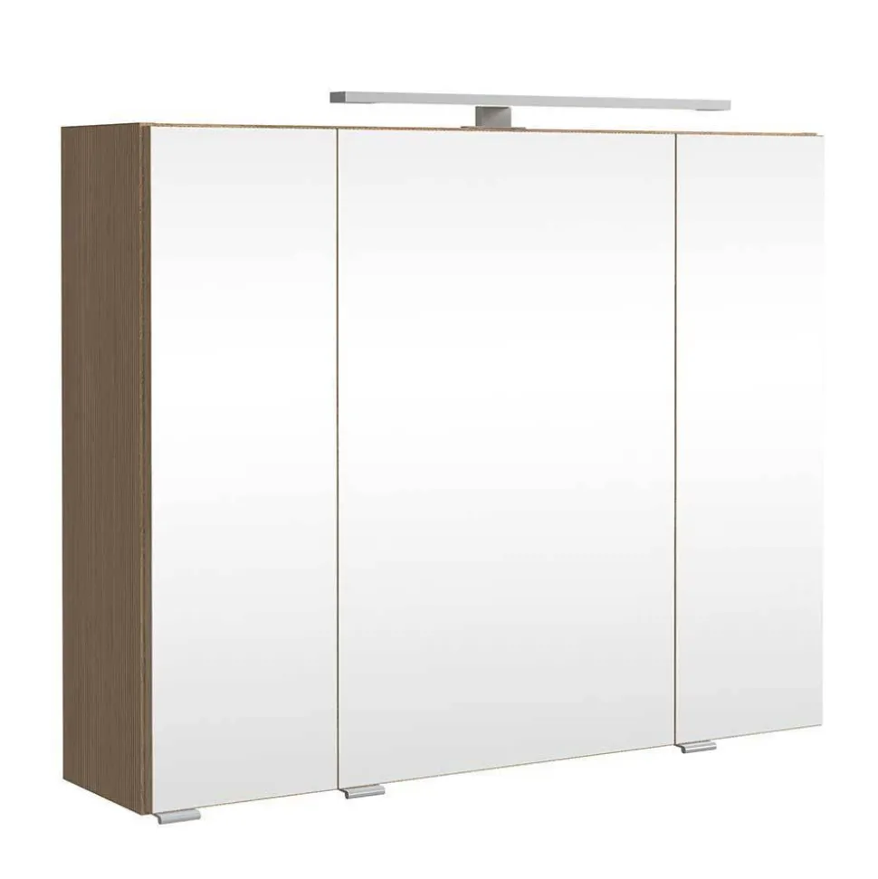 Waschtisch Set mit Midischrank fürs Bad - Leitha (dreiteilig)