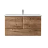 Waschtischkonsole in Eiche Dunkel - Miss X