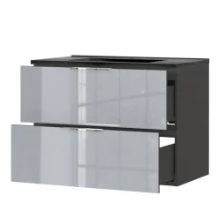 Waschtisch-Konsole in Silbergrau - Fiela