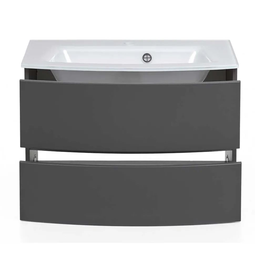 Waschtischkonsole mit Einlass-Waschbecken - Natarivos