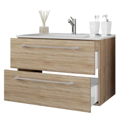 Waschtisch-Konsole mit Waschbecken - Caleena