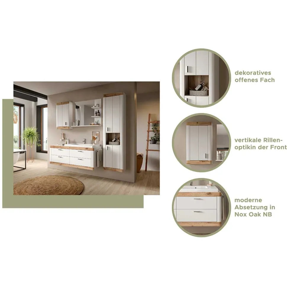 Waschtischkonsole mit Waschbecken und Handttuchhalter - Hihat