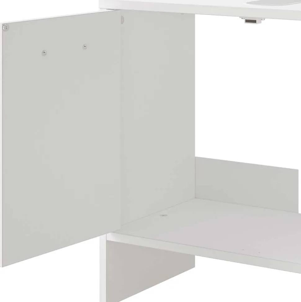 Waschtischunterbau in Weiß - Vaola