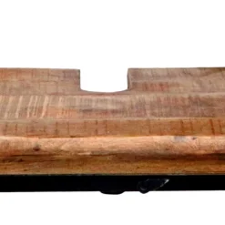 Waschtischunterschrank Sentiments in Schwarz Mangobaum