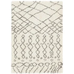 Weicher Hochflor Läufer Teppich gemustert - Zyrafete